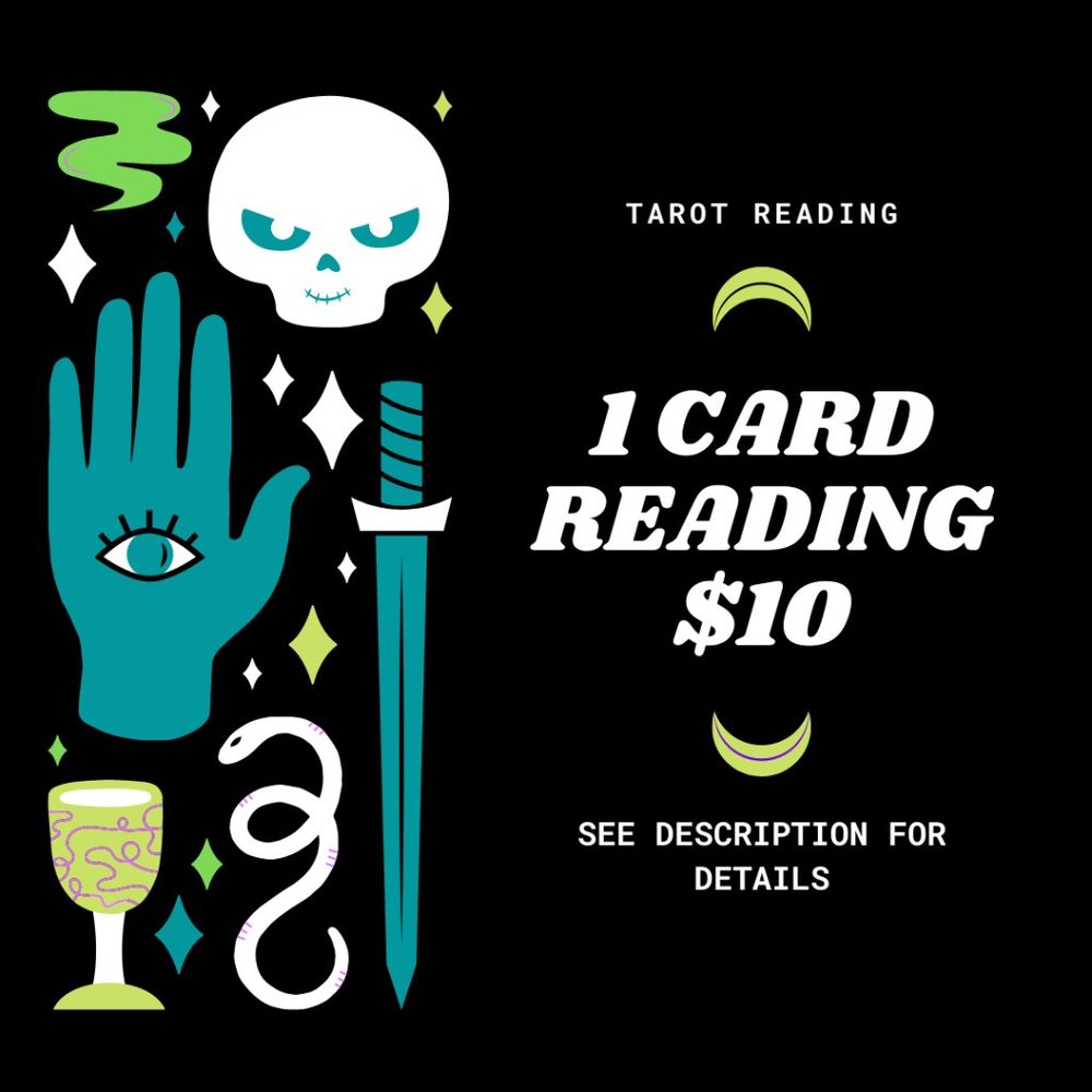 ☽ 1 Question, 1 Card Intuitive Tarot Reading ☽